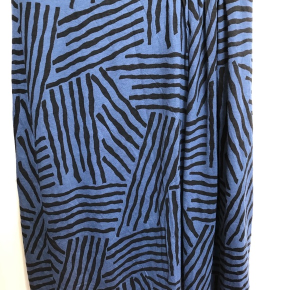 LOFT Blue and Black Sleeveless Dress SP - Picture 4 of 8